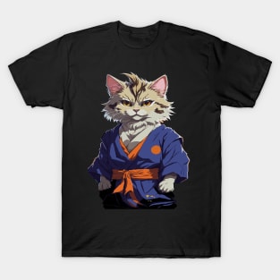 cat martial arts T-Shirt